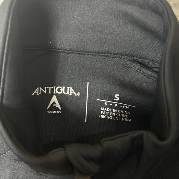 VCU Rams Full Zip Jacket Womens S Black Antigua Virginia Commonwealth University - Picture 4 of 14